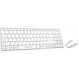 Esperanza EK122W tastatur Mus inkluderet RF trådløst QWERTY Hvid