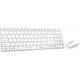 Esperanza EK122W tastatur Mus inkluderet RF trådløst QWERTY Hvid