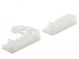 DeLOCK 60179 kabelorganisator Gulv Kabelholder Transparent 10 stk