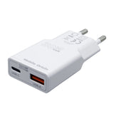 Mobile Origin MO-GAN30W-MO16 oplader til mobil enhed Universel Hvid USB Hurtig opladning Indendørs