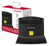 Axagon CRE-SM2 smartcard læser Indendørs USB USB 2.0 Sort