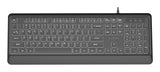 Gembird KB-UML-04 tastatur Universel USB QWERTY US International Sort