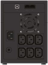 PowerWalker VI 2200 LCD/IEC UPS-enhed Interaktivt indgangsstik 2,2 kVA 1200 W 6 AC stikkontakt(er)