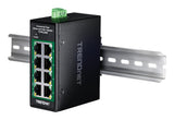 Trendnet TI-PELC80 netværksswitch Ikke administreret Fast Ethernet (10/100) Strøm over Ethernet (PoE) Sort