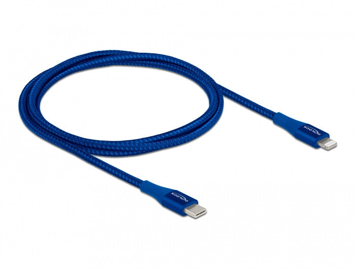 DeLOCK 85416 Lightning kabel 1 m Blå