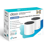 TP-Link DECO X55 (2-Pack) Dual-band (2,4 GHz / 5 GHz) Wi-Fi 6 (802.11ax) Hvid 3 Intern