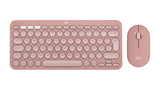 Logitech 920-012205 tastatur Mus inkluderet Universel RF trådløs + Bluetooth QWERTZ Tysk Lyserød