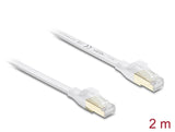 DeLOCK 81026 netværkskabel Hvid 2 m Cat8.1 U/FTP (STP)