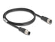 DeLOCK 80803 netværkskabel Sort 1 m Cat5e S/FTP (S-STP) Rund