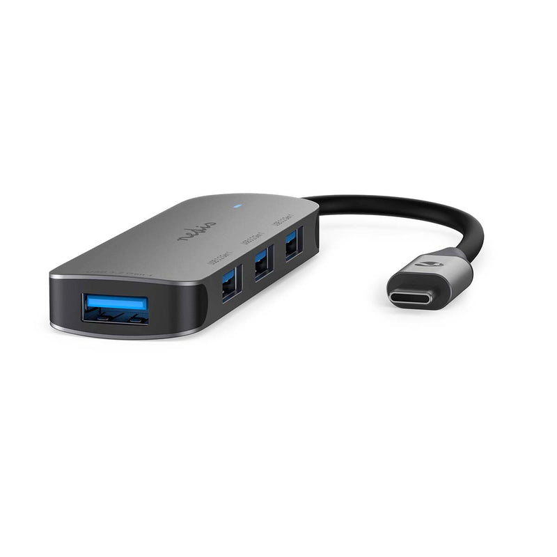 Nedis CCGB64220GY01 interface hub USB 3.2 Gen 1 (3.1 Gen 1) Type-C 5000 Mbit/s Grå