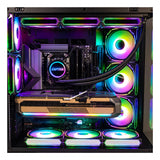 CAPTIVA Highend Gaming R89-083 AMD Ryzen™ 7 9800X3D 32 GB DDR5-SDRAM 2 TB SSD NVIDIA GeForce RTX 5080 Windows 11 Home Midi Tower PC Væskekølesystem Sort