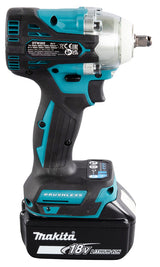 Makita DTW302Z elektrisk skiftenøgle 3/8" 3200 rpm Sort, Blå 18 V