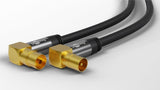 Goobay 70466 koaxial kabel 5 m Sort