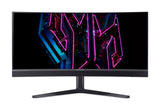 Acer Predator X34Vbmiiphuzx computerskærm 86,4 cm (34") 3440 x 1440 pixel UltraWide Quad HD OLED Sort