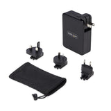 StarTech.com 3114GCU-WALL-CHARGER oplader til mobil enhed Universel Sort Vekselstrøm Hurtig opladning Indendørs