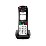 Gigaset EASY 500 Analog/DECT-telefon Nummervisning Sort, Sølv