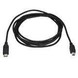 StarTech.com USB2CMB2M USB-kabel USB 2.0 2 m USB C Mini-USB B 0,48 Gbit/sek. Sort