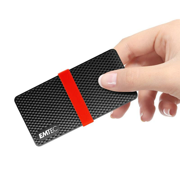 Emtec X200 2 TB USB Type-C 3.2 Gen 1 (3.1 Gen 1) Sort