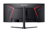 Acer NITRO XZ0 XZ340CUR X0 computerskærm 86,4 cm (34") 3440 x 1440 pixel UltraWide Quad HD LED Sort