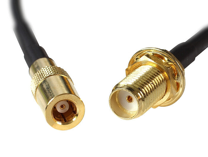 DeLOCK 88584 koaxial kabel 0,2 m Sort