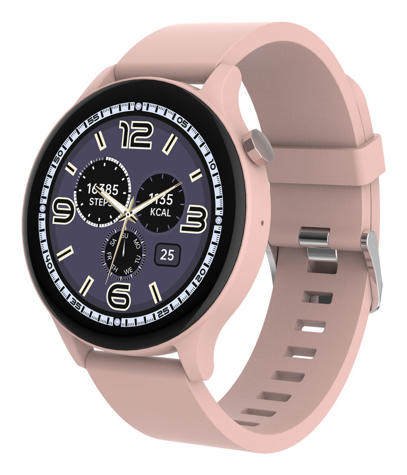 Denver SWC-338RO Smartwatch og sportsur 3,51 cm (1.38") TFT 44.6 mm Digital 240 x 240 pixel Berøringsskærm Rose