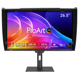 ASUS ProArt OLED PA27USD computerskærm 67,3 cm (26.5") 3840 x 2160 pixel 4K Ultra HD QD-OLED Sort