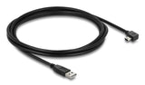 DeLOCK 81652 USB-kabel USB 2.0 2 m USB A Mini-USB B 0,48 Gbit/sek. Sort