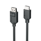 ALOGIC EL2DPHD-03 videokabel adapter 3 m DisplayPort HDMI Sort