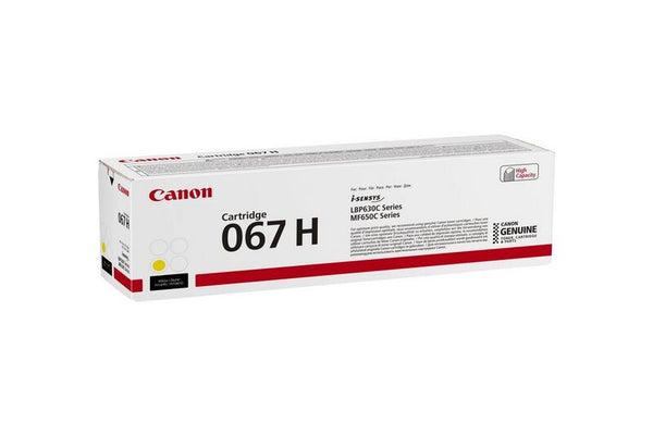 Canon 067H tonerpatron 1 stk Original Gul