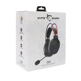 White Shark OX hovedtelefoner/headset Ledningsført Hjelm Spil Sort