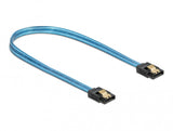 DeLOCK 82130 SATA-kabel 0,5 m SATA 7-pin Blå