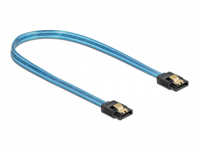 DeLOCK 82130 SATA-kabel 0,5 m SATA 7-pin Blå