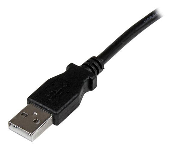 StarTech.com 2m USB 2.0 USB-kabel USB A USB B 0,48 Gbit/sek. Sort