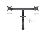 Multibrackets 6355 skærmbeslag og -stativer 71,1 cm (28") Skrivebord Sort