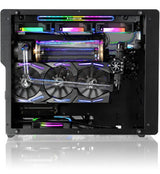 RAIJINTEK Ophion M Evo TGS Midi Tower Sort, Transparent