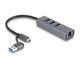 DeLOCK 64282 dockingstation Ledningsført USB 3.2 Gen 1 (3.1 Gen 1) Type-C Grå