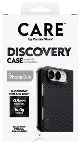 PanzerGlass CARE Discovery Case Sort & Grå m. MagSafe iPhone Duo