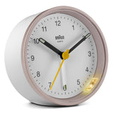 Braun BC12 Quartz alarmur Lyserød, Hvid