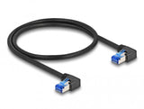 DeLOCK 80213 netværkskabel Sort 0,5 m Cat6a S/FTP (S-STP)