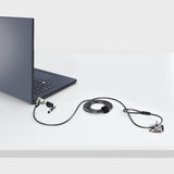 StarTech.com NBLWK-LAPTOP-LOCK kabellås Sort, Sølv 2 m