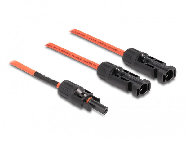 DeLOCK 88223 kabelsplitter eller -samler Kabelfordeler Rød