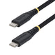 StarTech.com USB2CC15CMNCBR USB-kabel USB 2.0 0,15 m USB C 0,48 Gbit/sek. 60 W Sort
