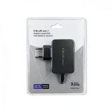 Qoltec 51024 oplader til mobil enhed Universel Sort Vekselstrøm Hurtig opladning Indendørs