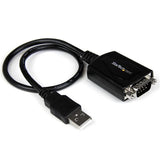 StarTech.com ICUSB2321X kabel kønsskifter DB-9 USB 2.0 A Sort