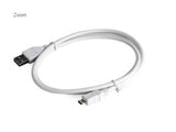 Gembird CCP-MUSB2-AMBM-W-1M USB-kabel USB 2.0 USB A Micro-USB B Hvid