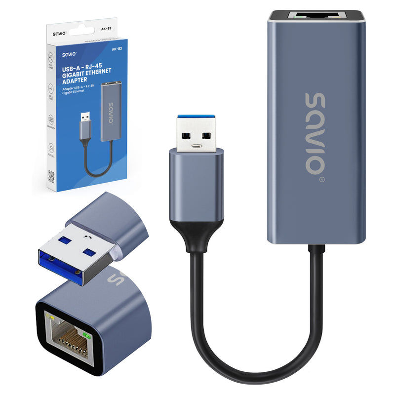 Savio AK-83 interface-kort/adapter RJ-45