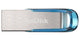 SanDisk Ultra Flair USB-nøgle 128 GB USB Type-A 3.2 Gen 1 (3.1 Gen 1) Blå, Sølv