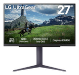 LG 27GS85QX-B computerskærm 68,6 cm (27") 2560 x 1440 pixel Quad HD LCD Sort