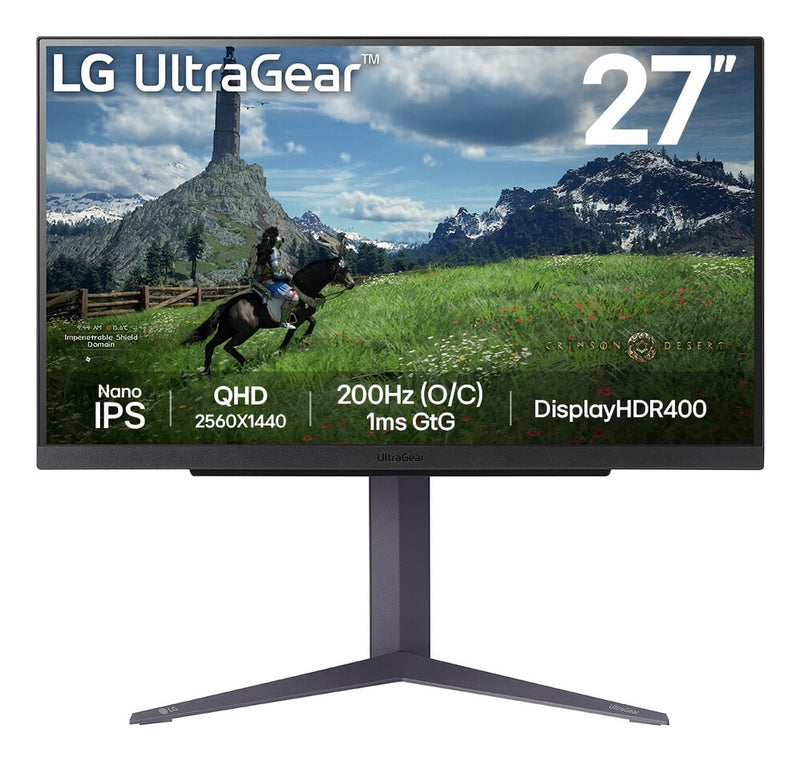 LG 27GS85QX-B computerskærm 68,6 cm (27") 2560 x 1440 pixel Quad HD LCD Sort