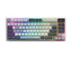 MSI FORGE GK600 TKL WIRELESS SKY tastatur Spil USB + Bluetooth QWERTY UK engelsk Blå, Hvid